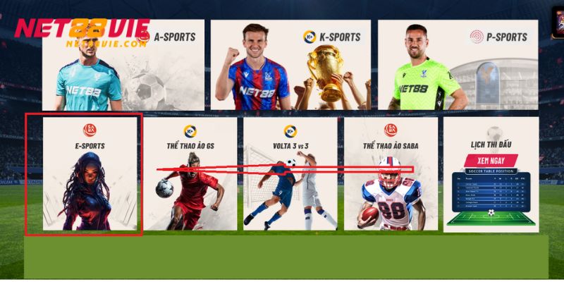 Lựa chọn E-sports để bắt đầu giải trí đổi thưởng trực tuyến