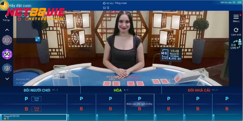 Bạn tiến hành dự đoán và xuống tiền cho cửa cược thắng lớn