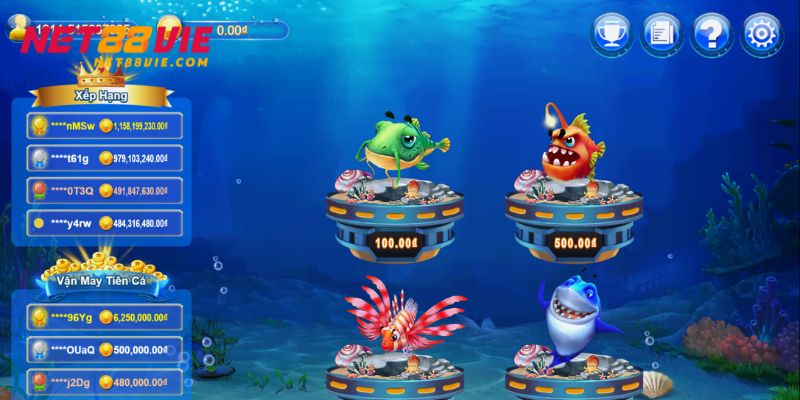 Bạn có thể lựa chọn Fishing Catch để bắt đầu giải trí