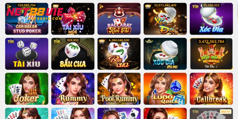 Tham khảo thông tin về danh mục game bài tại NET88