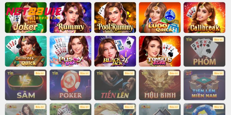 Top game bài luôn nhận được sự yêu thích