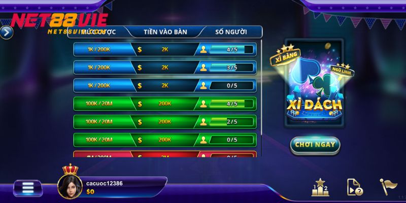 Những thông tin liên quan đến trò chơi Xì Dách