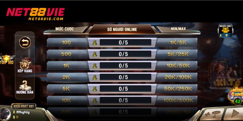 Trò chơi Xì Tố tại nhà cái NET88 đảm bảo uy tín